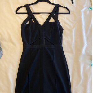 Black cutout dress